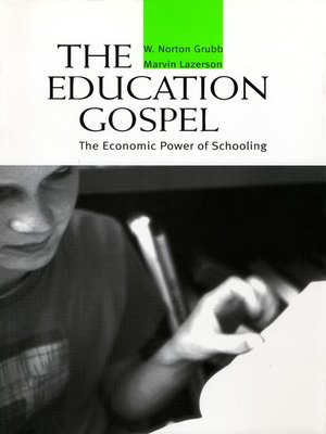 cover image of The Education Gospel